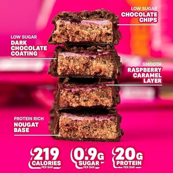 ProtiWise – Barrita alta en proteínas de 15 g | 7 por caja | Pérdida de peso, Dieta, Apto para dietas keto, Control del hambre, Sustituto de comidas | Sin gluten, Bajo en grasa, Ba