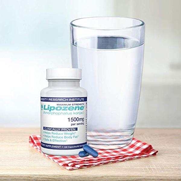 Lipozene® Suplementos dietéticos para bajar de peso - 1 frasco con 30 cápsulas -