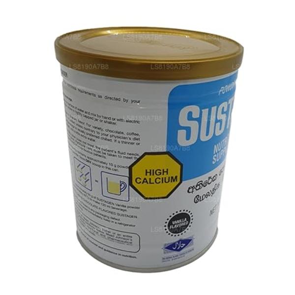 Sustagen - Suplemento nutricional sabor vainilla (lata de 400 g) - Leche en polvo