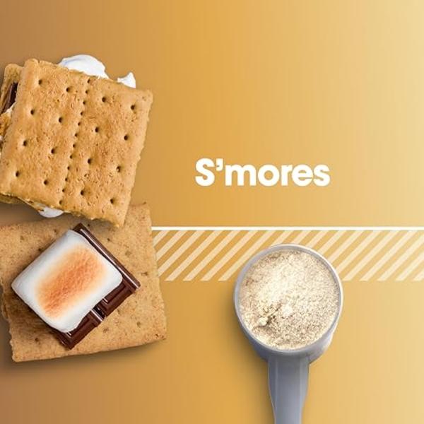 Proteína de suero 100 % en polvo Gold Standard, sabor nuevo de Optimum Nutrition, sabor S'Mores, 2 libras (paquete de 1) (El empaque puede variar)