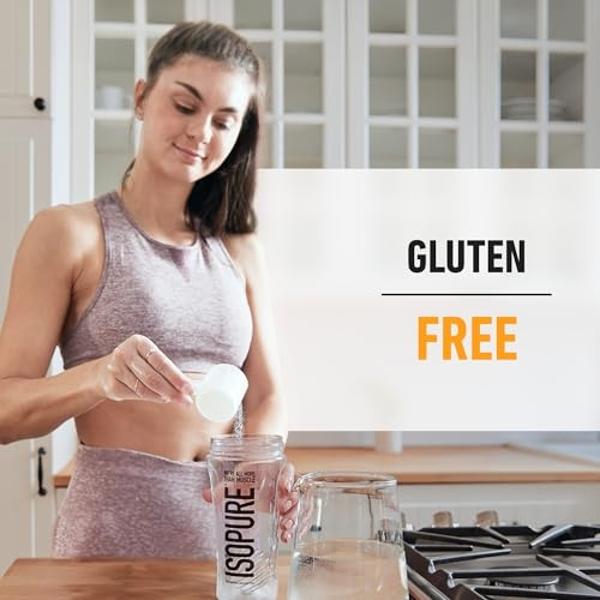 Isopure Zero Carb, proteína de suero 100 % pura, sin lactosa ni gluten, con vitaminas, sabor vainilla y caramelo salado, 25 g de proteína por porción, 1.4 kg, 42 porciones (el empa