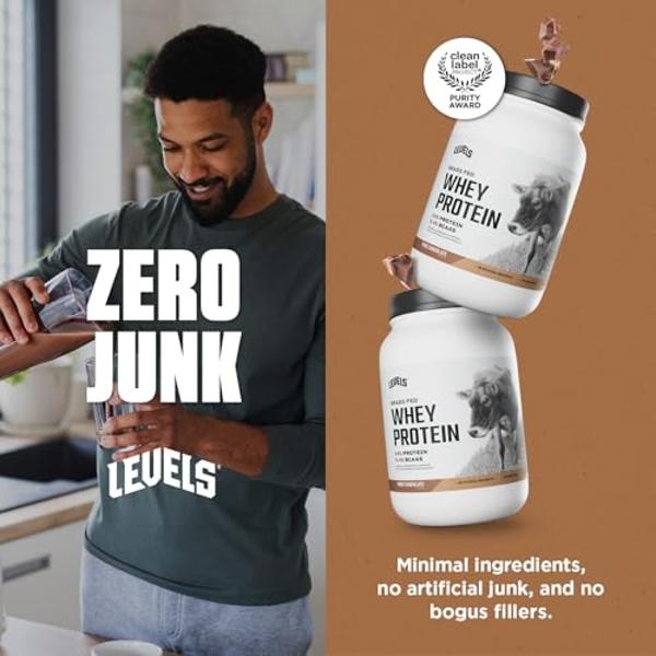 Proteína de suero Dymatize ISO 100 en polvo con 25 g de aislado de suero 100 % hidrolizado, sabor vainilla, 2,25 kg (el envase puede variar).