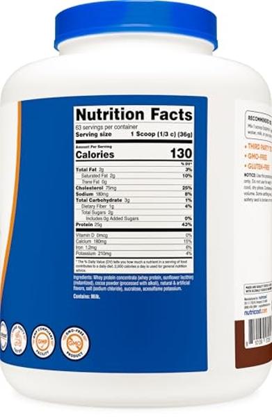 Proteína de suero de leche NAKED Whey en polvo, 2 lb, 100 % de pasto. Solo 1 ingrediente, sin sabor, sin desnaturalizar, sin gluten, sin soja, sin OGM ni conservantes.