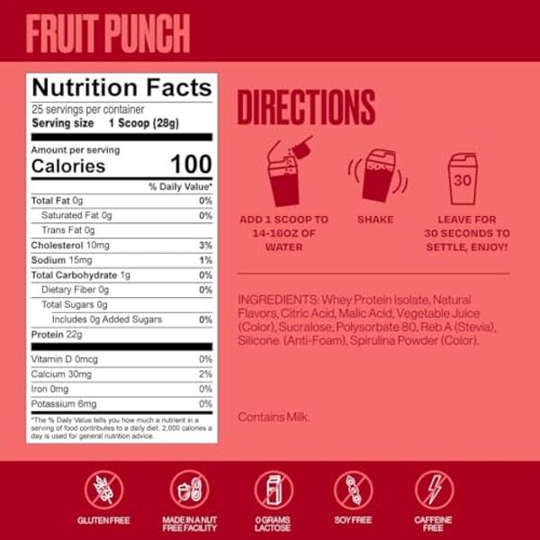 Proteína en polvo RYSE Loaded - Muffin de arándanos - 25 g de aislado y concentrado de proteína de suero con fibra prebiótica y MCT - Bajo en carbohidratos y azúcar, digestivo - 54