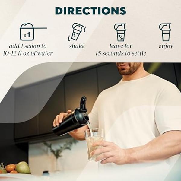 Myprotein Clear Whey Isolate Protein Powder, 1.9 lb (35 porciones), sabor limonada, 20 g de proteína por porción, mezcla de bebida con sabor natural, bebida diaria para un rendimie