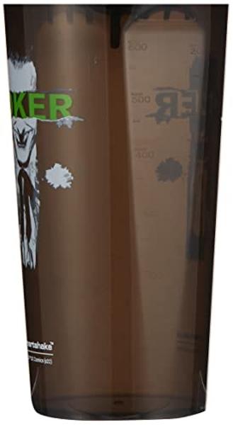 Botella Smartshake Lite The Joker para batidos de proteínas (800 ml): sin BPA, a prueba de fugas, ideal para gimnasios, para proteína en polvo, artículos de DC Comics, Batman y Jok