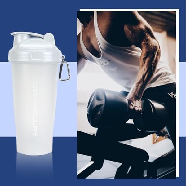 Botella mezcladora de proteínas Smartshake Lite Justice League de 800 ml – Botella de agua Harley Quinn de DC Comics, a prueba de fugas, sin BPA, para batidos de proteínas y proteí