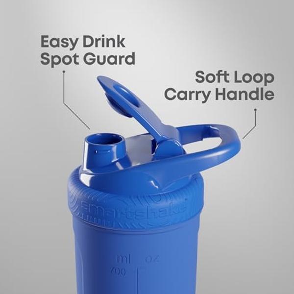 Botella mezcladora BlenderBottle Marvel Classic V2, perfecta para batidos de proteínas y pre-entrenamiento, 28 onzas, Warrior King