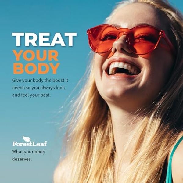 Pastillas multicolágeno ForestLeaf - Colágeno para hombres y mujeres - Suplementos de colágeno hidrolizado con vitamina C y ácido hialurónico - Cápsulas de colágeno para cabello, p