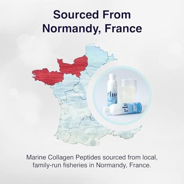 Péptidos de colágeno liposomal de Rho Nutrition: suplemento de colágeno líquido de alta absorción que favorece la elasticidad de la piel, la salud de las articulaciones y la vitali