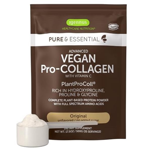 Péptidos de colágeno hidrolizado en polvo Organika: Colágeno en polvo sin sabor y de fácil absorción para piel, cabello, uñas, articulaciones, músculos e intestino - Cetogénico, si