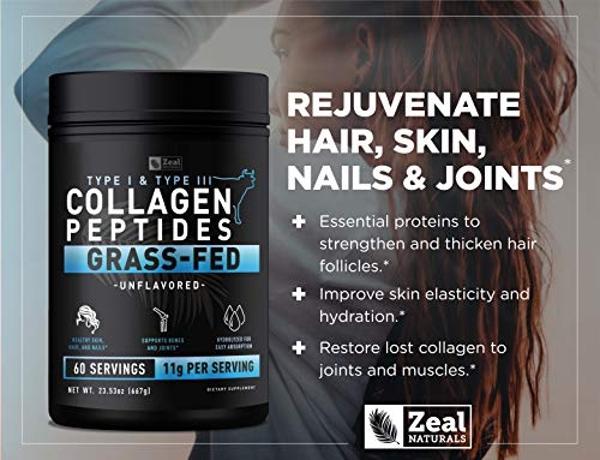 Colágeno vegano en polvo PlantFusion: proteína de colágeno vegetal en polvo para músculos, articulaciones, cabello, piel y uñas. Cetogénico, sin gluten, sin soja, sin lácteos, sin 