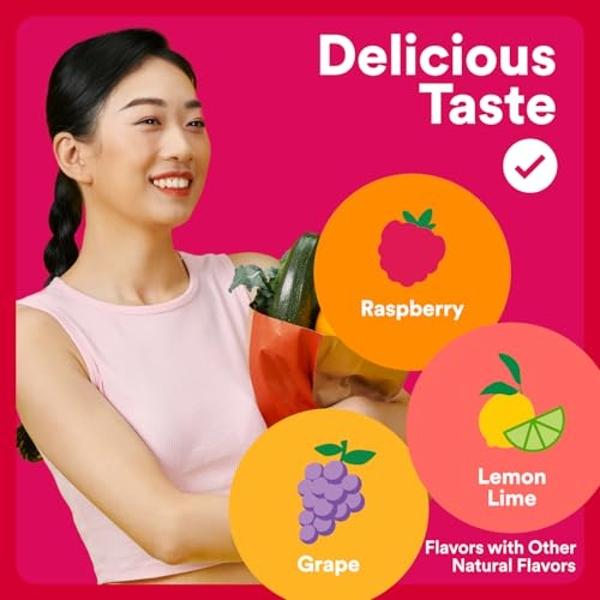 Gomitas multivitamínicas orgánicas SmartyPants para mujeres: biotina, probióticos, metilfolato, omega 3 (ALA), vitaminas D3, C, B12, B6, A, K y zinc, inositol, sin gluten, 120 unid