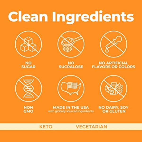 Pureboost Immune Clean Energy Booster, bebida energética refrescante y suplemento inmunitario con saúco, 1200 mg de vitamina C, vitaminas A y D y zinc. (Mandarina Twist, 30 unidade