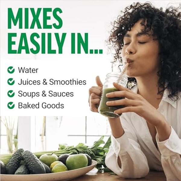 Force Factor Smarter Greens Daily Wellness Powder (paquete de 3) para favorecer la energía, el sistema inmunitario y la digestión. Polvo de verduras, superalimento en polvo con vit