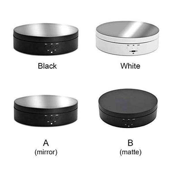 Expositor giratorio motorizado de 360 ​​grados para exhibir productos fotográficos, joyas, relojes, modelos 3D, pasteles y objetos de colección (espejo).