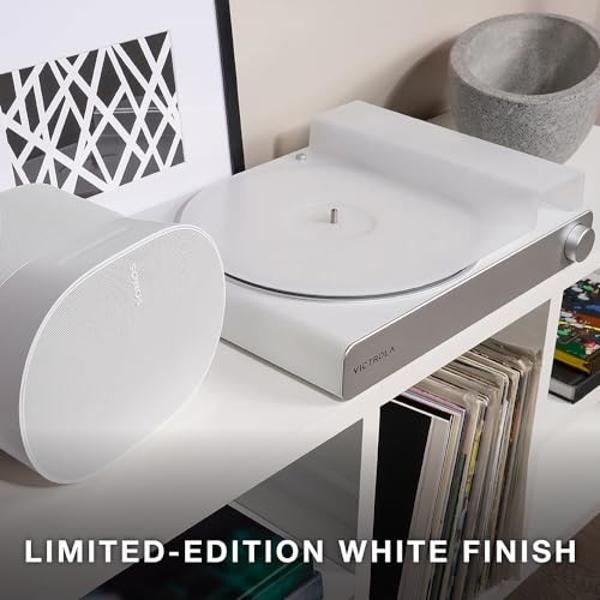 Victrola Stream Carbon - Tocadiscos de 2 velocidades con Bluetooth y transmisión Wi-Fi, compatible con Sonos, transmisión Wi-Fi UPnP, relé Roon Ready, cápsula roja Ortofon 2M y bra