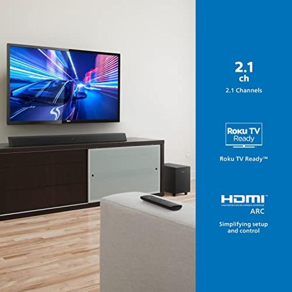 Altavoces inalámbricos Roku (para Roku Streambars o Roku TV), color negro, 2 unidades (paquete de 1)