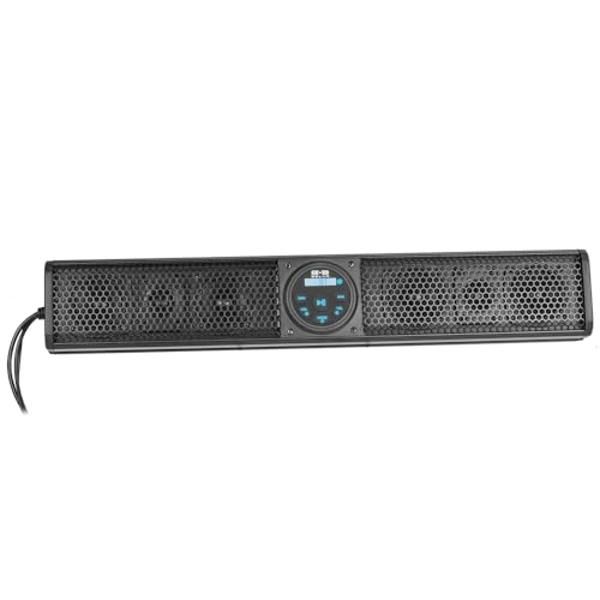 Barra de sonido Polk Audio React, sonido envolvente virtual Dolby y DTS, motor de voz Alexa de última generación con llamadas y mensajería integradas, ampliable a 5.1 con subwoofer