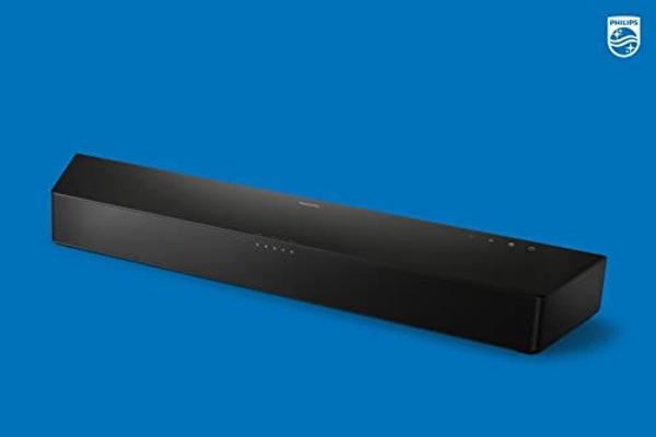 Barra de sonido PHILIPS B5706 de 2.1 canales con subwoofer integrado y modo Stadium EQ