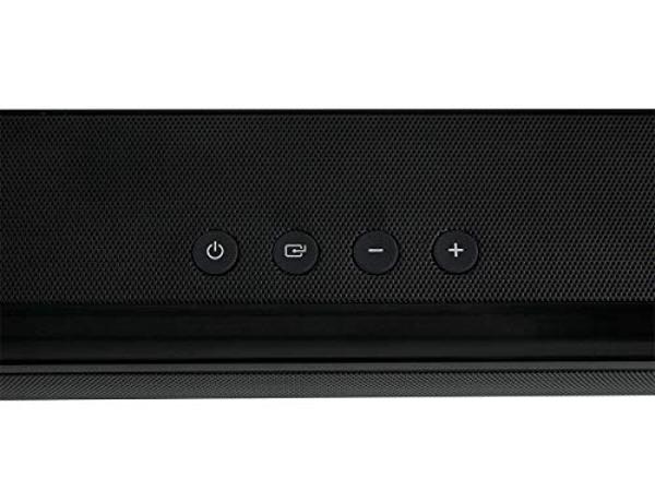 Barra de sonido Monoprice Premium Slim de 8 ohmios, con entradas HDMI ARC, Bluetooth 4.2, óptica y coaxial, color negro, 35,5 pulgadas