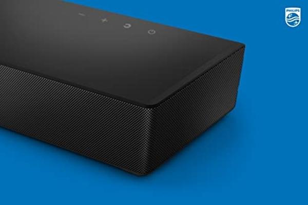 Barra de sonido PHILIPS B5706 de 2.1 canales con subwoofer integrado y modo Stadium EQ