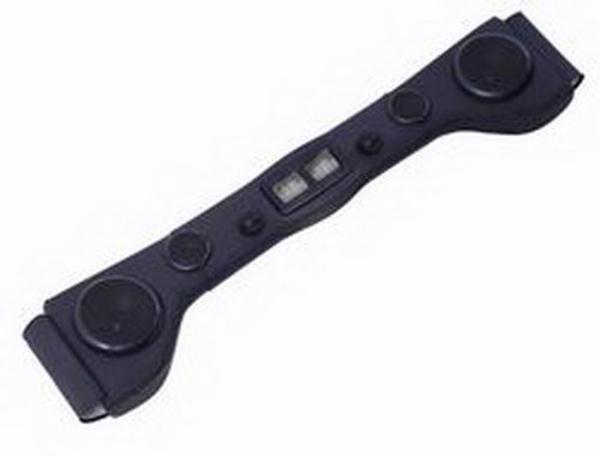 Barra de sonido Rugged Ridge 13006.15 con 6 altavoces tapizada en tela vaquera negra