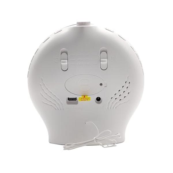 Reloj despertador iHome para dormitorio con cargador inalámbrico, altavoz Bluetooth y cargador USB para iPhone, Android y más (iBTW38)