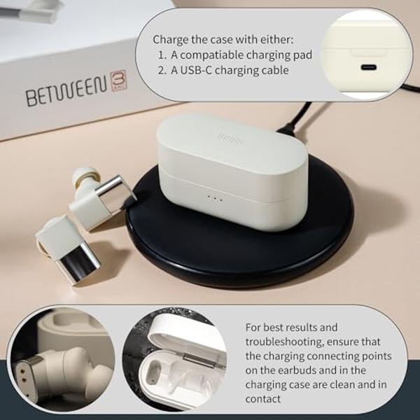 Estado de audio entre auriculares inalámbricos 3ANC Bone - Triple controlador - Cancelación activa de ruido - 6 micrófonos - Modo transparencia - 8 horas de reproducción - Bluetoot