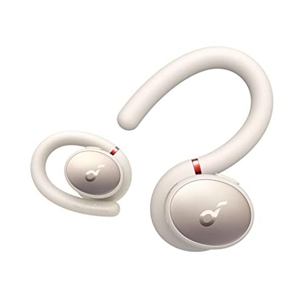 Auriculares deportivos inalámbricos Bluetooth Soundcore by Anker Sport X10, ganchos giratorios para una comodidad máxima y un ajuste seguro, graves profundos, resistencia al agua I