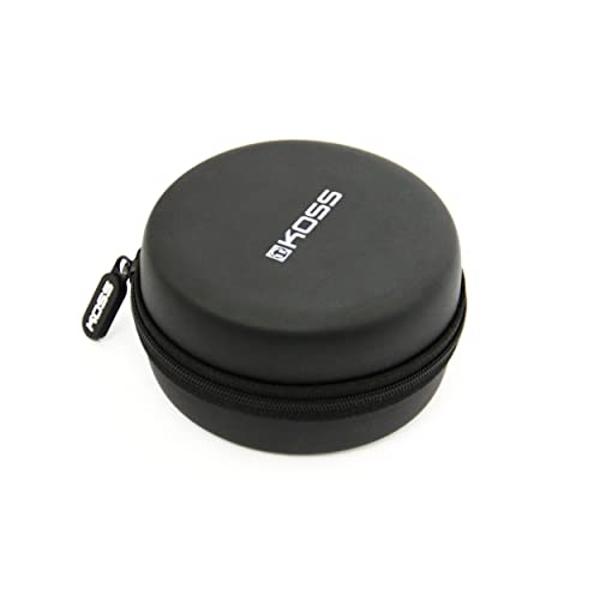 Auriculares supraurales Koss Porta Pro de edición limitada, micrófono en línea, control de volumen y control remoto táctil, estilo retro, incluye estuche rígido, con cable y conect