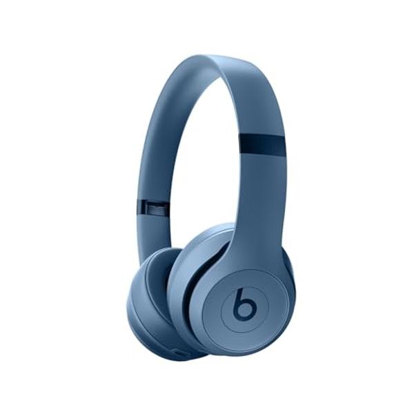 Beats Solo 4 - Auriculares inalámbricos Bluetooth supraaurales, compatibles con Apple y Android, hasta 50 horas de batería - Azul pizarra