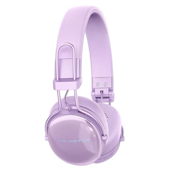 Auriculares inalámbricos Bluetooth supraurales FIO MOTUS con cancelación activa de ruido: sonido de alta resolución, batería de hasta 55 horas de duración, ligeros, cómodos y plega