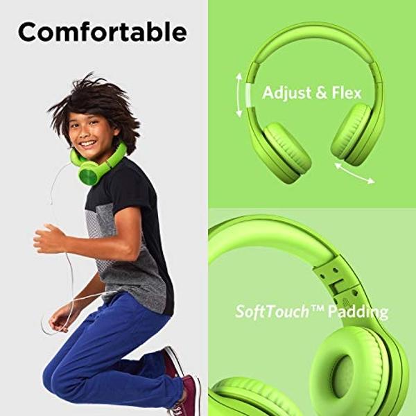 Auriculares Bluetooth Vonztek con micrófono, inalámbricos con cancelación de ruido, 26 horas de conversación, supraaurales con micrófono silenciado para Mac, portátiles, Zoom, Team