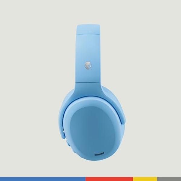 Audífonos inalámbricos Skullcandy Crusher ANC 2 con Bluetooth, graves multisensoriales, cable de carga, cancelación activa de ruido, hasta 60 horas de batería y micrófono para iPho