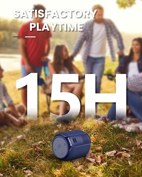 Altavoces Bluetooth NOTABRICK, altavoz inalámbrico portátil con sonido estéreo de 15 W, graves extra activos, altavoz de ducha impermeable IPX6, TWS, altavoz portátil para fiestas,
