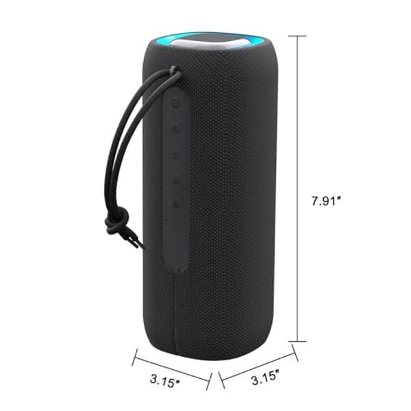 Amazon Echo (modelo más nuevo), altavoz Alexa con sonido premium, ideal para dormitorios grandes, salas de estar y cocinas, blanco glaciar