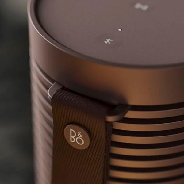 Bang & Olufsen Beosound Explore - Altavoz Bluetooth portátil inalámbrico para exteriores, IP67 a prueba de agua y polvo, color castaño