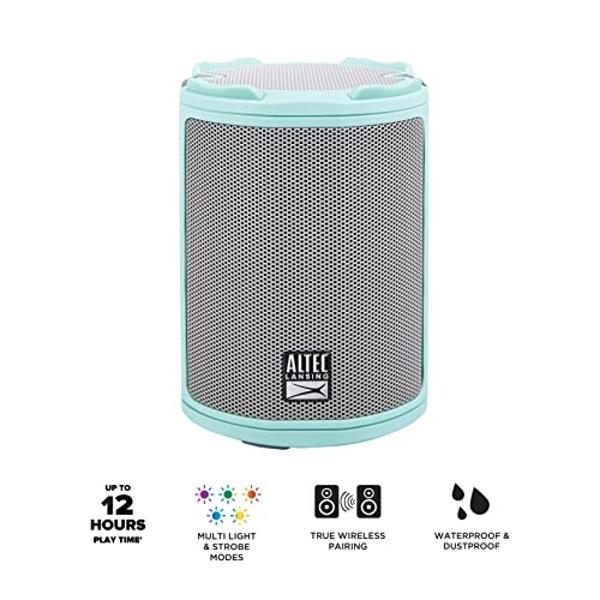 Altec Lansing - Altavoz Bluetooth inalámbrico HydraMotion con sonido de 360 ​​grados, portátil, resistente al agua IP67 para exteriores, a prueba de golpes, nieve y todo tipo de cl