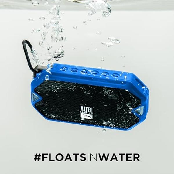 Altec Lansing - Altavoz Bluetooth inalámbrico HydraMotion con sonido de 360 ​​grados, portátil, resistente al agua IP67 para exteriores, a prueba de golpes, nieve y todo tipo de cl