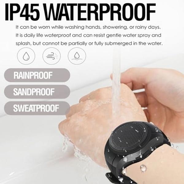 Altavoz portátil Frewico X10 con Bluetooth, resistente al agua, reproductor MP3, manos libres, llamadas claras, TWS, ranura para tarjeta SD, ideal para selfies, para trabajar, corr