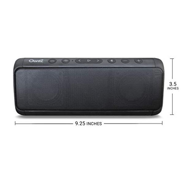 Altavoz Bluetooth dual Cambridge Soundworks OontZ PRO, 21 vatios, volumen más alto, sonido y graves excepcionales, alcance inalámbrico de 30 metros, resistente al agua
