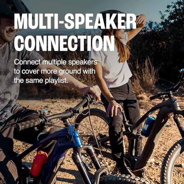 Paquete de altavoz Bluetooth JBL FLIP 7 y estuche rígido premium divvi! - Rojo