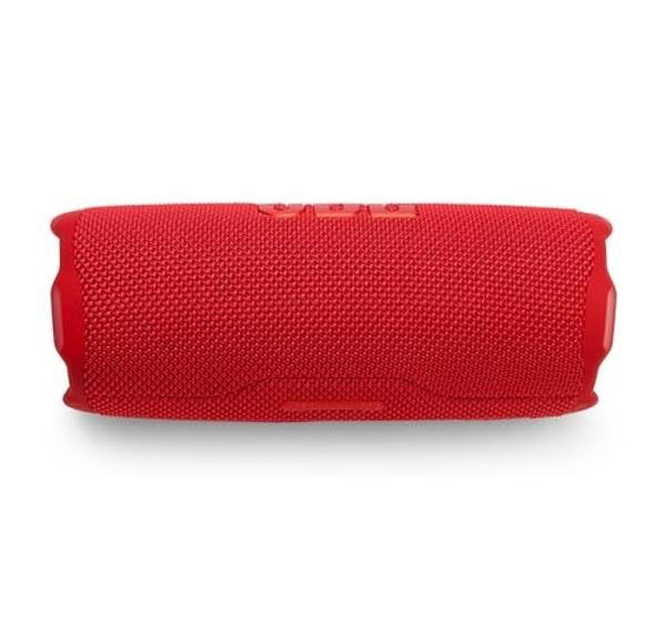 Paquete de altavoz Bluetooth JBL FLIP 7 y estuche rígido premium divvi! - Rojo