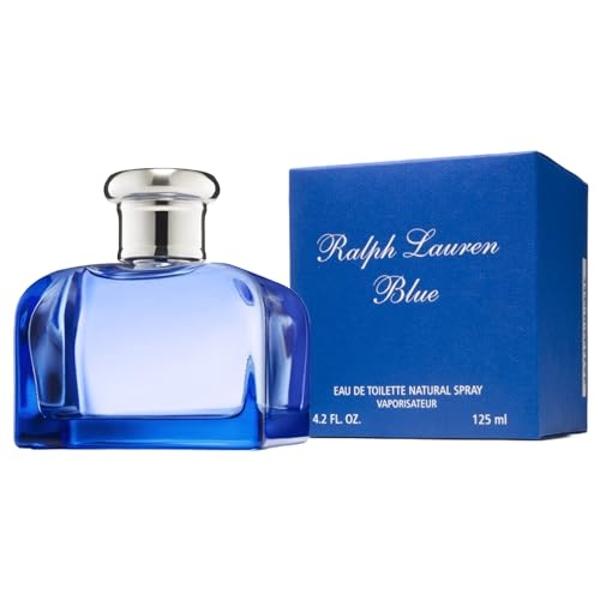 Ralph Lauren FRAGANCIAS Blue - Eau De Toilette - Perfume para mujer - Fresco y floral - Con gardenia, jazmín y flor de loto - Intensidad media - 118 ml