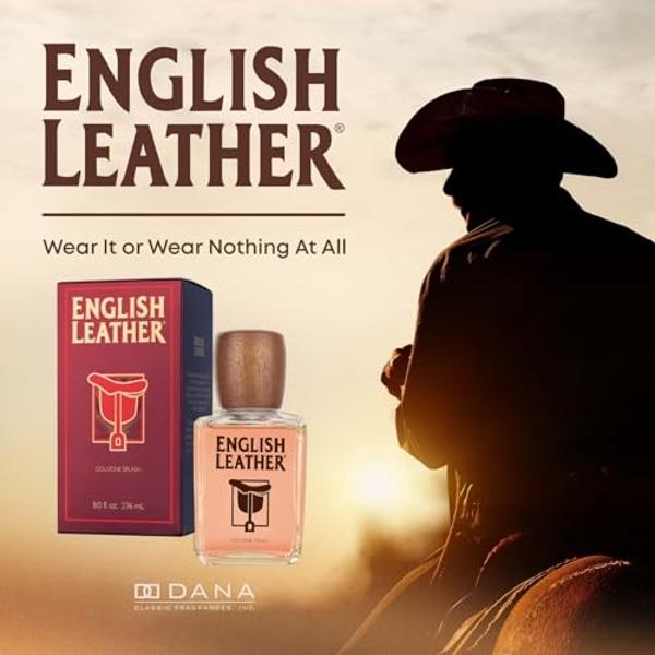 Colonia Dana English Leather para hombre, 8 oz