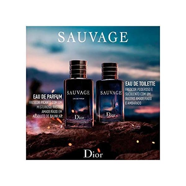 Christian Dior Sauvage Eau De Parfum Spray para hombres, 3.4 onzas
