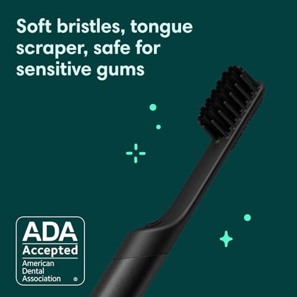 Cepillo de dientes sónico inteligente recargable Quip para adultos