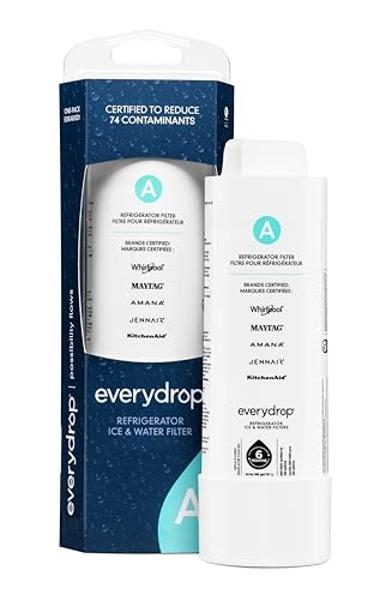 Filtro de agua para refrigerador Everydrop de Whirlpool A - EDRARXD1 (paquete de 1)