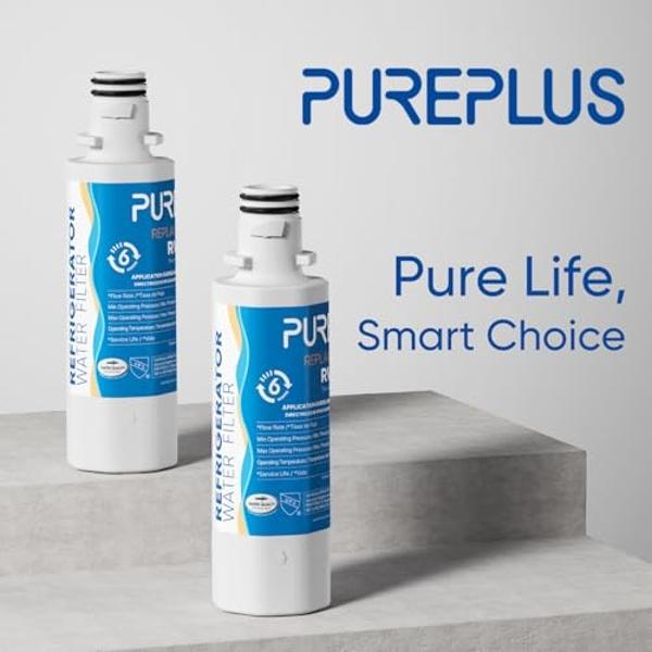 Filtro original Samsung para agua y hielo de refrigerador, filtración de bloque de carbón, reduce el 99 % de contaminantes dañinos para agua potable limpia y cristalina, 6 meses de